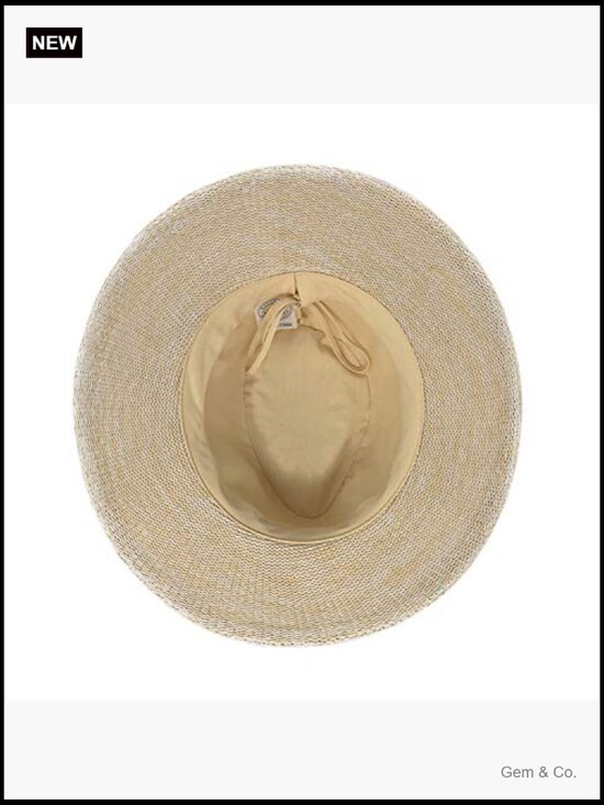 Women\'s UPF 50+ Wide Brim Packable Adjustable Sun Hat Fedora main image 6